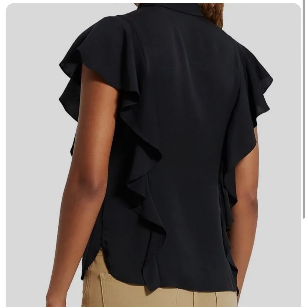 Theory Ruffle Top - Picture 5 of 5